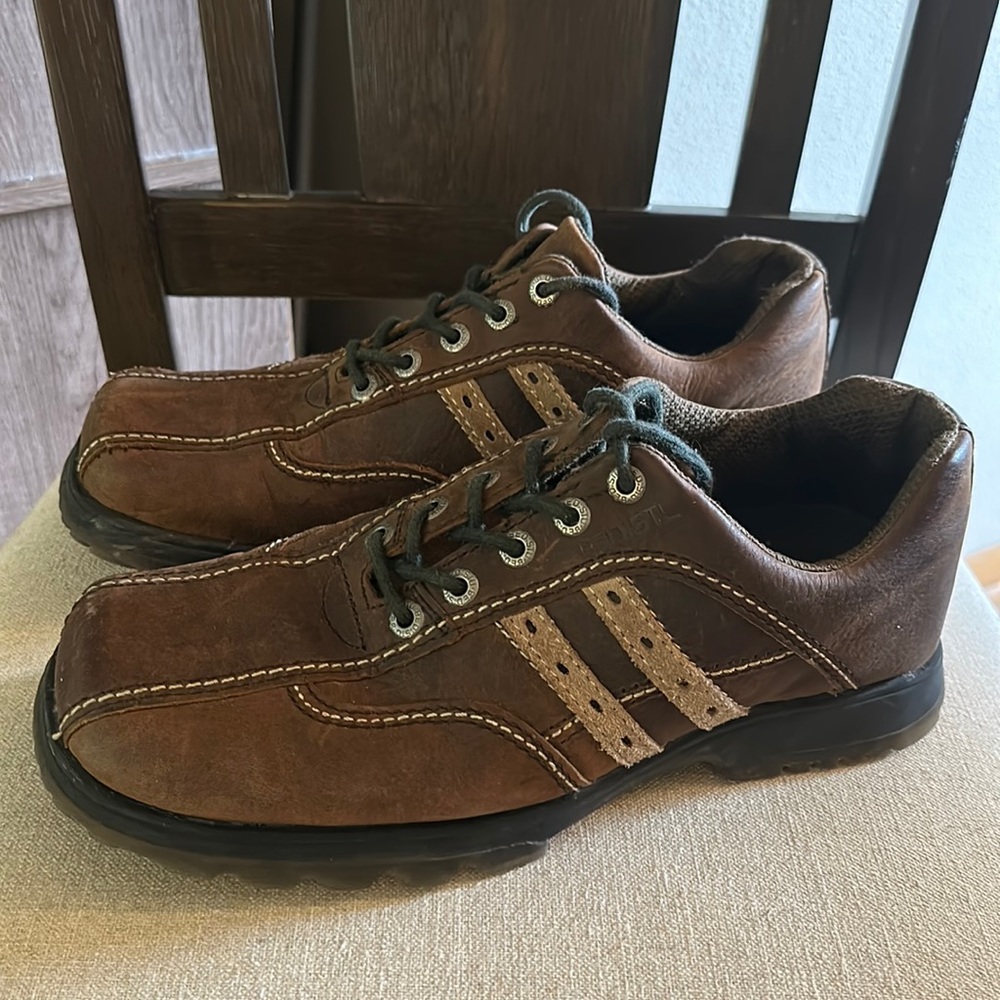 Bed Stu Men’s Square Toe Y2K Leather Oxfords Brown Size 10